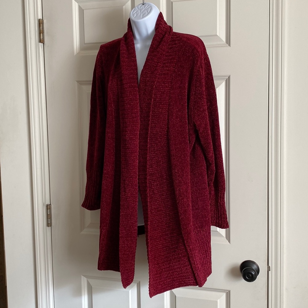 Red Cardigan NWOT